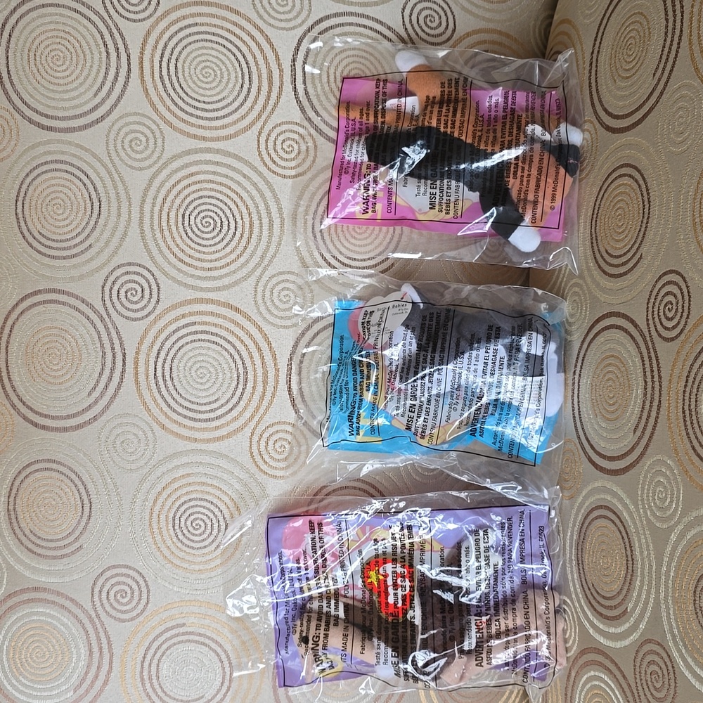 1999 McDonalds Happy Meal❤TY Teenie Beanie Babies☆Full Set New Unopened Packages - Picture 10 of 14